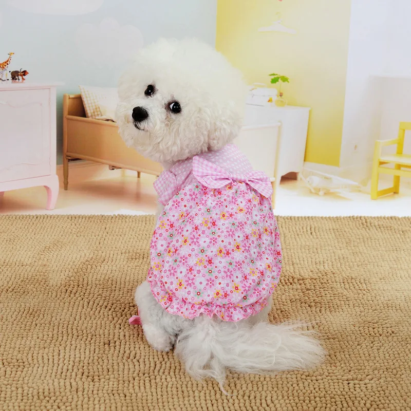 Summer Pet Skirts For Dog Clothes Princess Dog Dresses For Small Dogs Pets Clothing Chihuahua Costume Puppy Pet Skirt Robe Chien