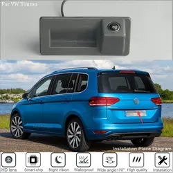 For VW Touran 2010~2016 2017 2018 2019 HD Car Rear View Back Up Reverse Camera High Quality Night Vision Parking Camera