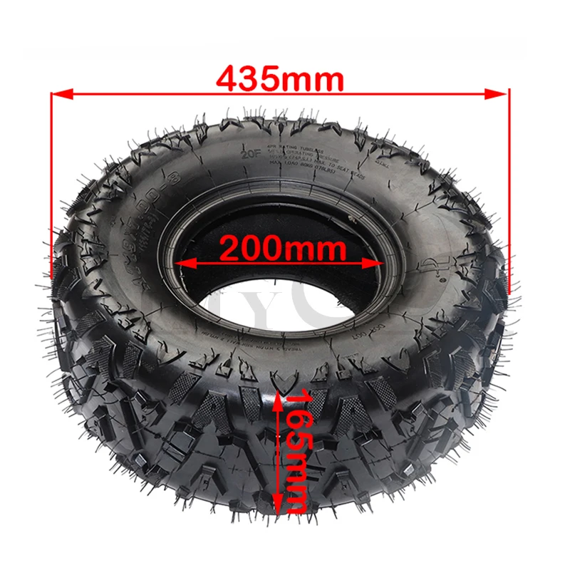 Front 19x7.00-8 rear 18x9.50-8 vacuum tires are used for Kart ATV 8 inch road tires wear-resistant tires