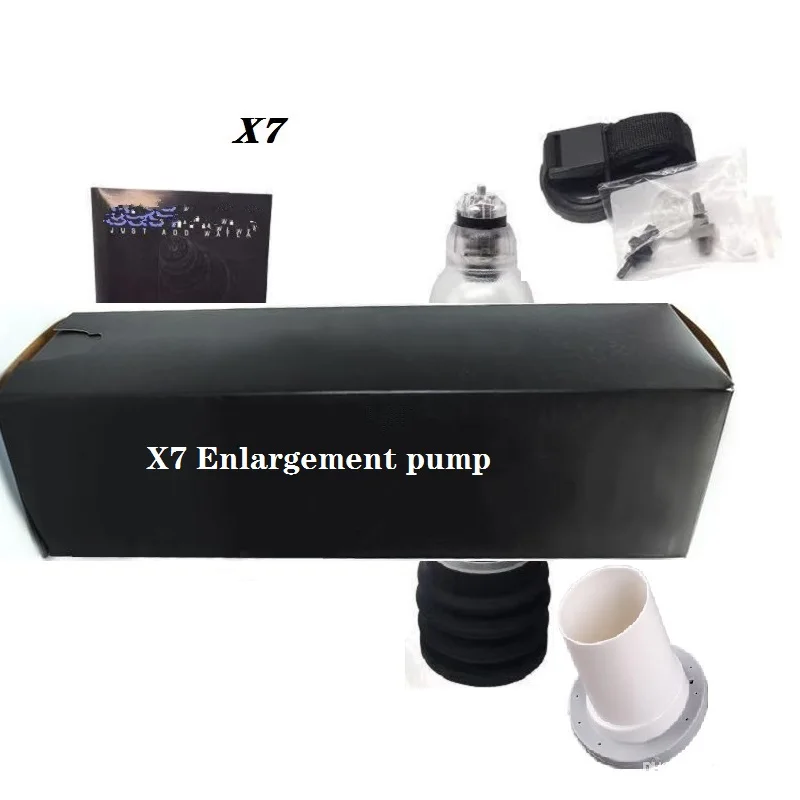 X7 normal version Enlargement pump Water Spa pump Pe-Nis Enlargment increasing Vacuum Water pump With Shower Strap