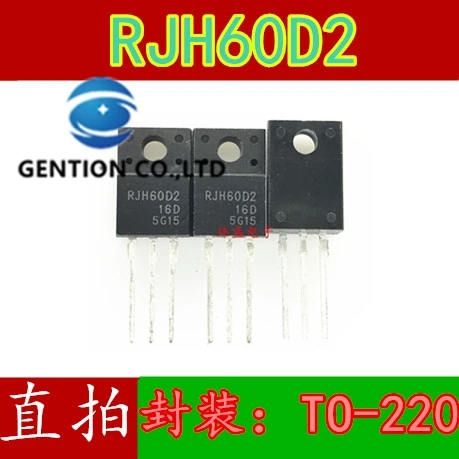 10PCS RJH60D2 IGBT field effect tube power tube TO-220-f RJH60D2DPP inverter power tube in stock 100% new and original