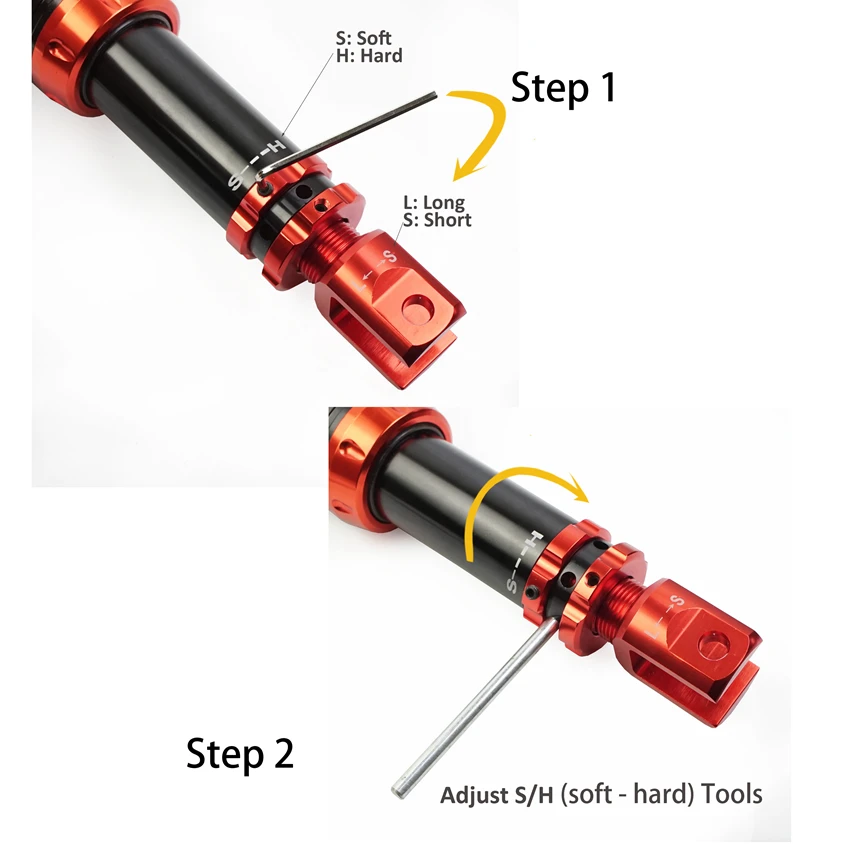 Motorcycle Rear Shocks Absorbers Rear Hydraulic Suspension 280mm 290mm 308mm 320mm Fork Damp Scooter Street Dirt Pit Bike Moto