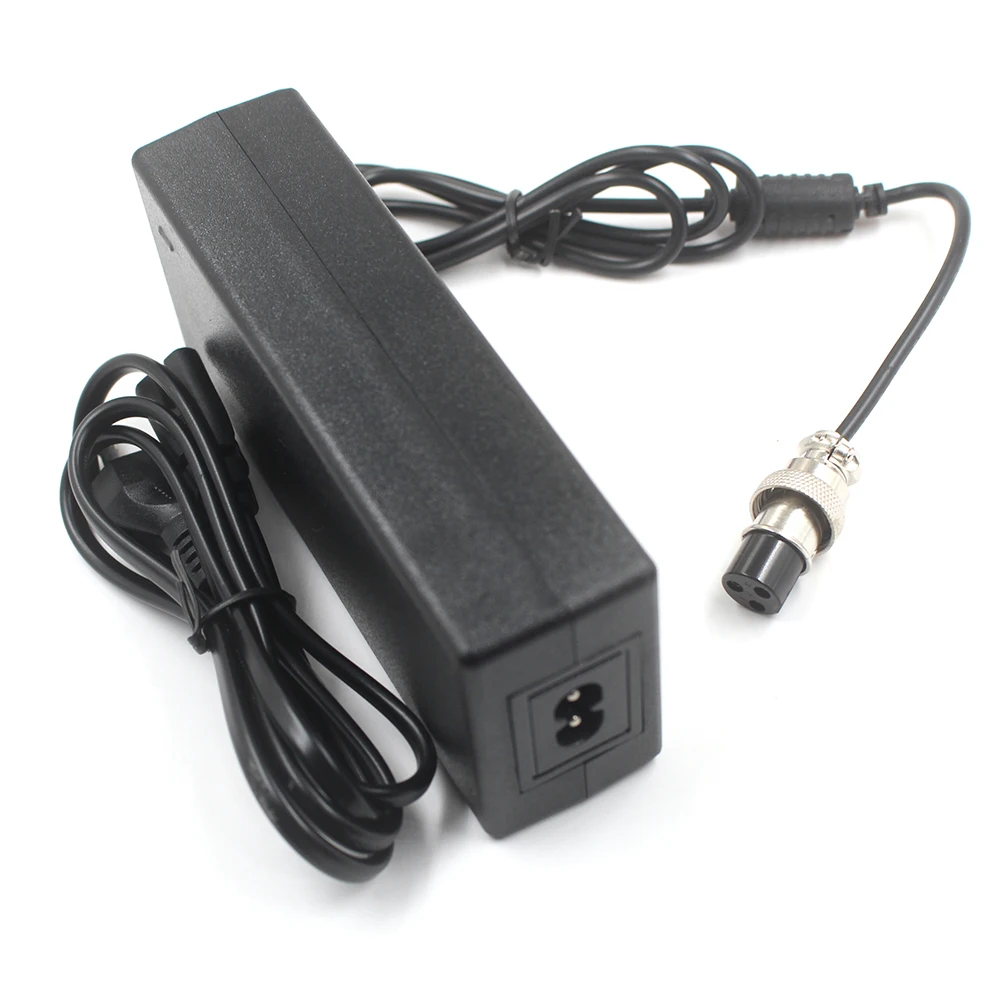 54.6V 2A Li ion Battery charger for 48V  13S li-ion Battery  DC Socket/connector  charger GX16 3P