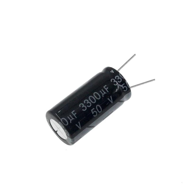 2pcs 3300uF 50V 3300MFD 50WV 18*35mm Aluminum Electrolytic Capacitor Radial 3300mf50v 3300uf50v 50v3300mf 50v3300uf