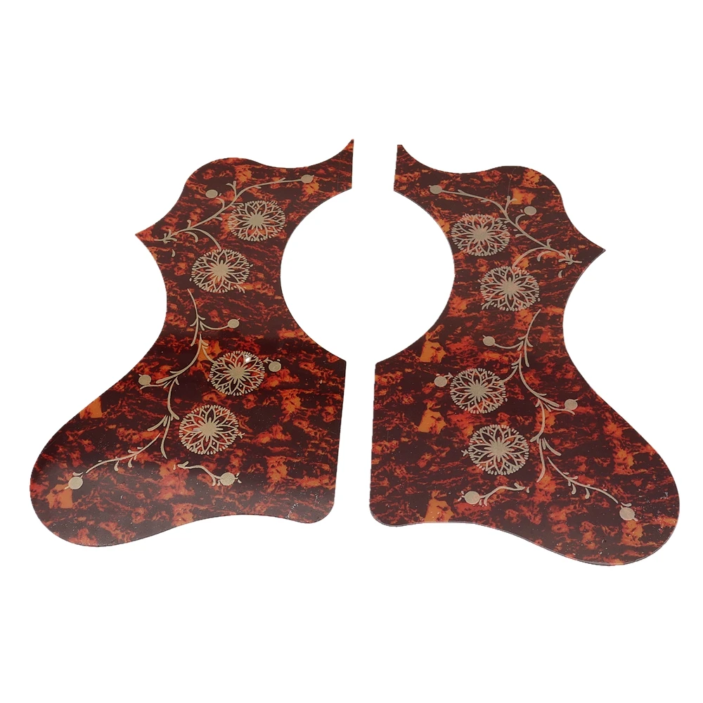 Left and Right Hand EJ200 Folk Acoustic Guitar Protection Pickguard Anti-scratch Plate With Gold Flower 4 coloers