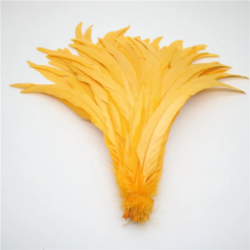 50pcs/lot Rooster Tail Feathers for Crafts 25-40cm/10-16inch Carnival Home for Dancers Diy Plume