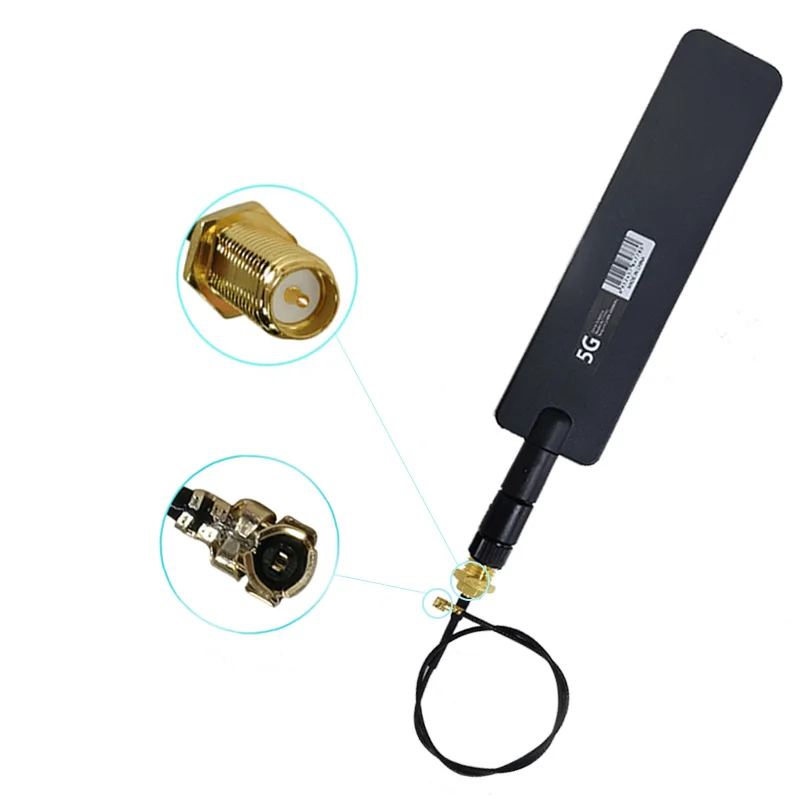 eoth 1 2 Pcs 5G Antenna Stick 12DBi Antenna  NB-LOT SMA Female Male Outdoor Watermplifier WiFi Booster  High Gain 600mhz-6000mhz