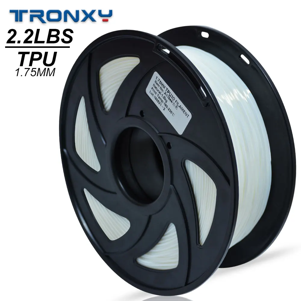 

Tronxy 3D Printer Parts and Accessories 1.75mm Flexible Material TPU Filament for XY-2-PRO-Titan X5SA-2E X5SA-400-2E X5SA-500-2E