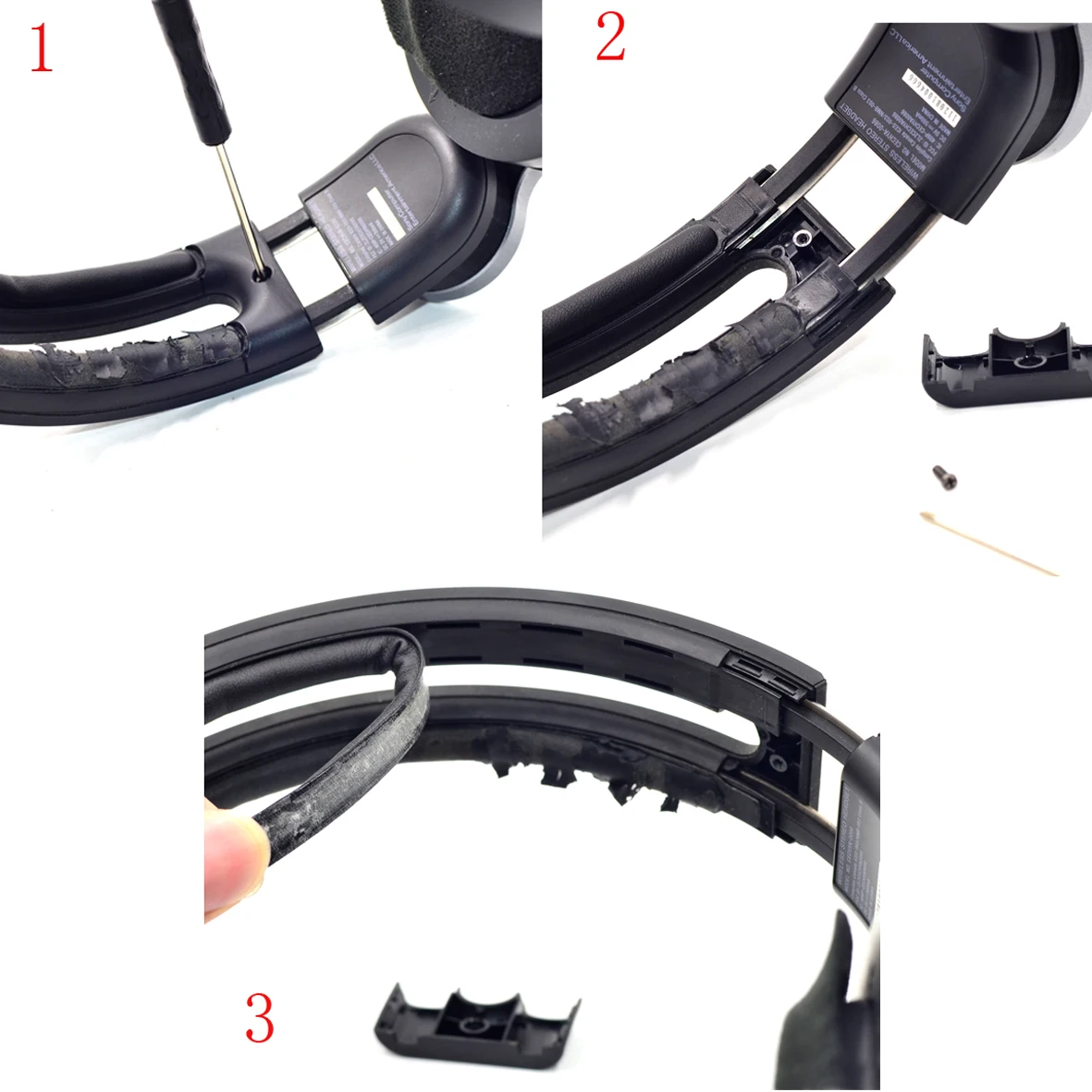 ใหม่แผ่นรองหูฟัง Earmuffs หูฟังที่มีแถบคาดศีรษะสำหรับ Pulse Elite Edition CECHYA-0086หูฟัง