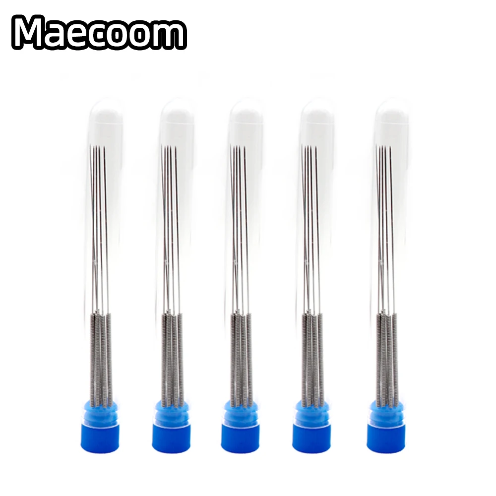 5/10PCS Nozzle Cleaning Naald Speciale Boor Cleaner Rvs Voor MK8 V6 nozzle Door Gaten 0.2-1.0mm 3D printer onderdelen