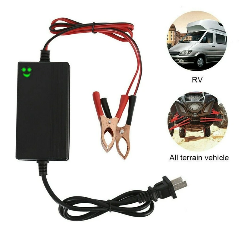 Car Battery Maintainer Charger Tender 12V Portable Auto Trickle Boat Motorcycle US Plug