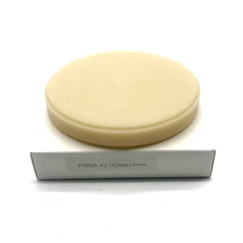 98*20Mm Monolaag Pmma Schijf Tandheelkundige Lab Materiaal Hars Schijf Cad Cam Blok