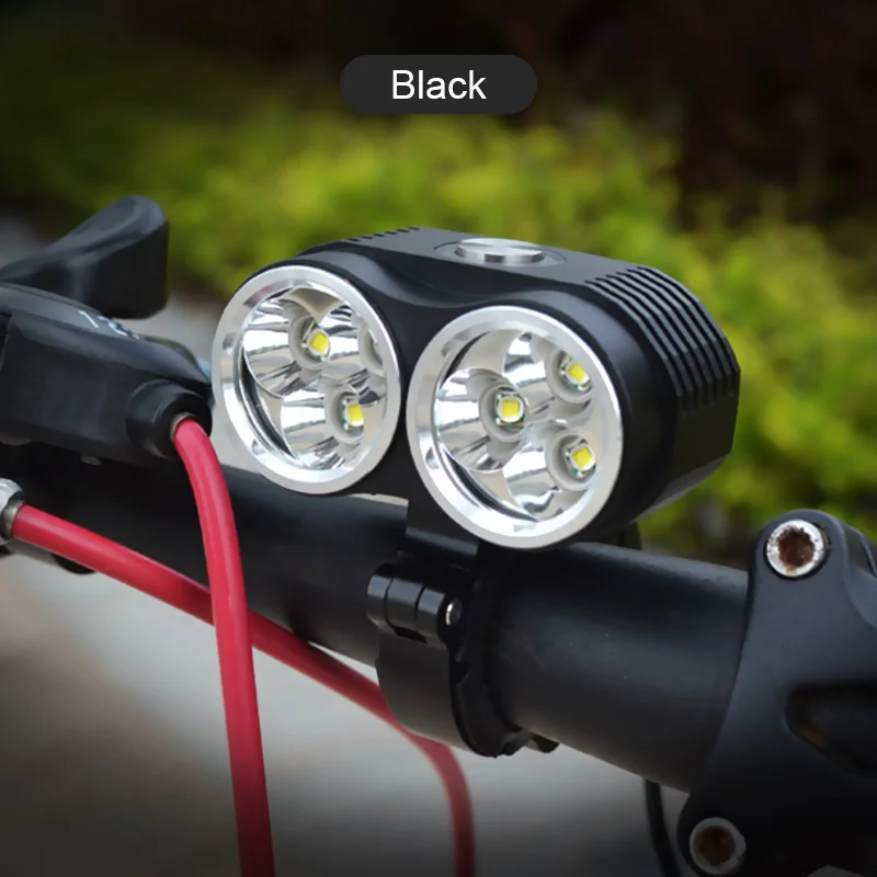 Bright 10000 Lumen XM-L 6*L2 LED Head Front Bicycle Bike HeadLight Lamp Light Headlamp Rechargeable Battery with Charger