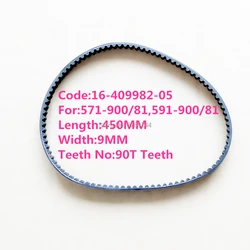 Timing belt #16-409982-05 for PFAFF shoe machine 571-900/81,591-900/81,ZOJE ZJ9610,ZJ9620,BSM9610,BSM9620 etc