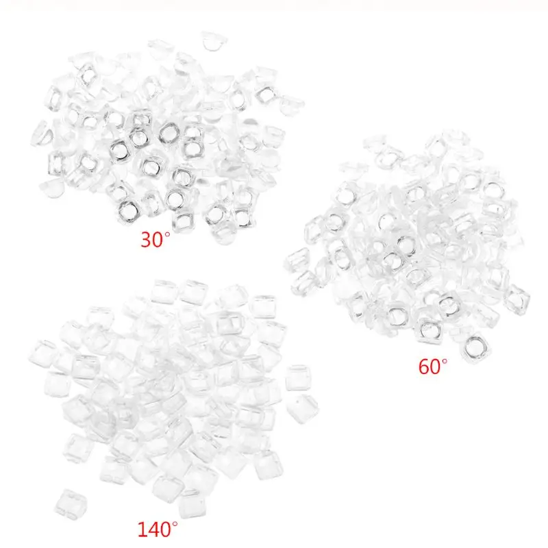 2021 New 100PCS Lens for 5050 LED WS2812 APA102 WS2811 SK6812 30 60 140 Degree Angle Lens