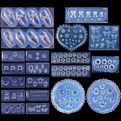 1Pcs 3D Silicone Bowknot Nail Carving Mold Cute Bear Mould Stamping Design Polish UV Gel Stencils DIY Manicure Accessory Tools