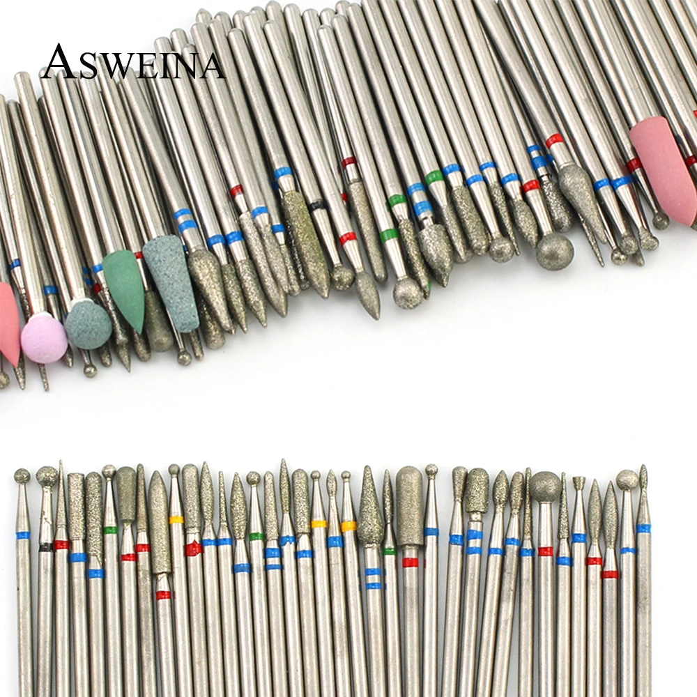 4 Stuks Nail Drill Set Elektrische Frezen Bit Bal Steen Metalen Borstel Professionele Manicure Machine Accessoires Gereedschap