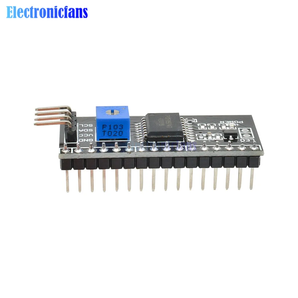 Iic/I2C Interface LCD1602 Adapter Plaat Board 5V Lcd Adapter Converter Module Voor LCD1602 2004 Lcd