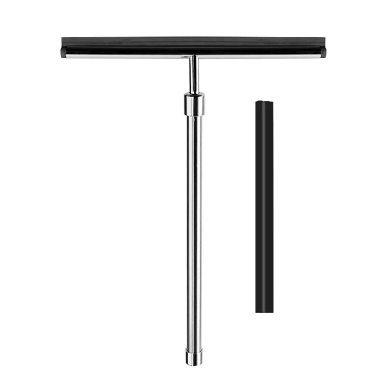 Telescopic Shower Squeegee Window Glass Wiper Scraper Cleaner for Bathroom Car M68E