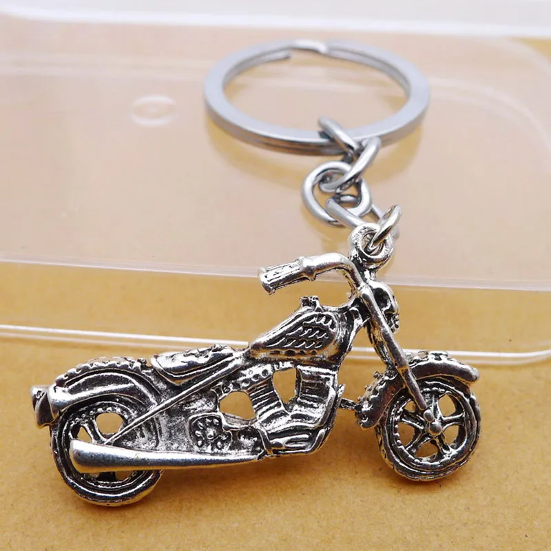 Llavero creativo con personalidad, colgante de aleación de motocicleta, bolso de cintura, regalo de coche