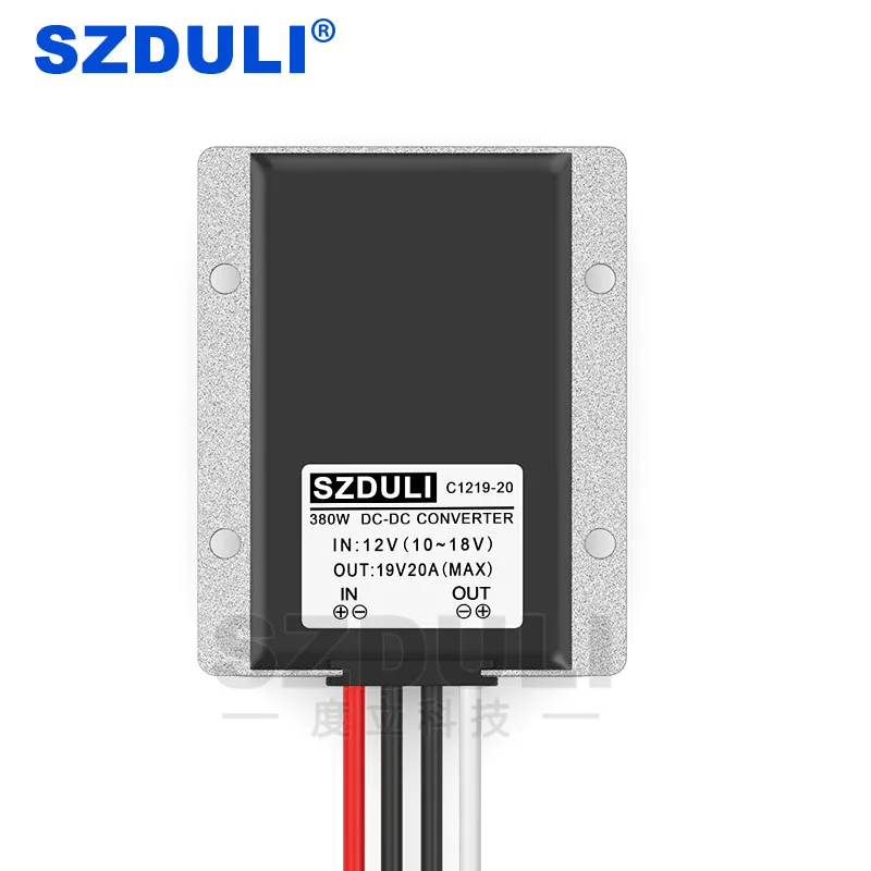 12V Tot 19V 20A Dc Power Boost Module 10 ~ 18V Tot 19V 380W Notebook power Converter Ce Rohs Waterdicht