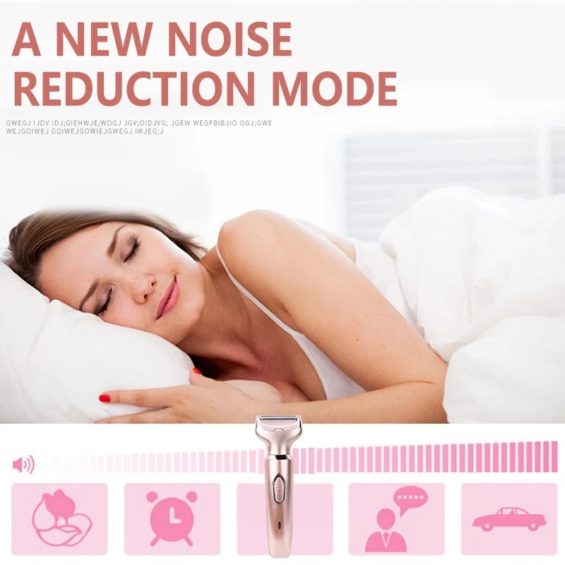 Potongan Rambut Intim Pemangkas Selangkangan Wanita Pencukur Pisau Cukur Wanita Epilator Rahasia untuk Daerah Seks Tempat Bikini Zona Rosor Kemaluan