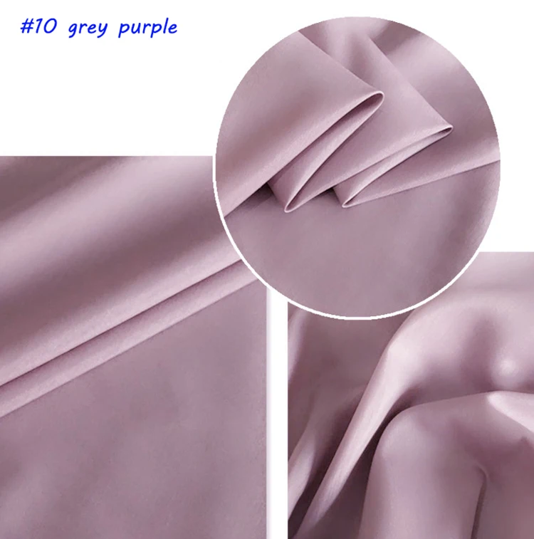 1 meter X 1.4 meter Plain Silk Cotton Fabric Natural Dress Lining Material Quality 12momme