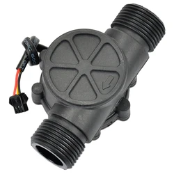 1Pcs Water Flow Sensor DN25 DC3.5-24V 1 Inch 2-100L/Min Hall Flowmeter Heat Pump Water Heater Flow Meter Switch Counter