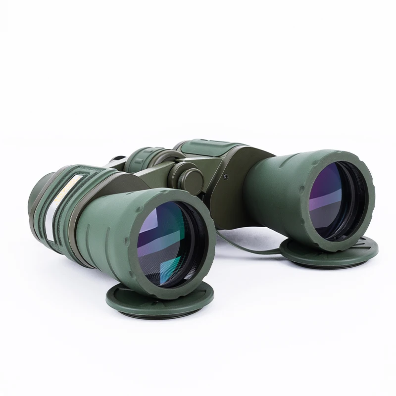 

2021 New Army Green 10X50 Large Eyepiece Military Binoculars HD High Magnification Waterproof Binoculars Outdoor Tourism Hunting