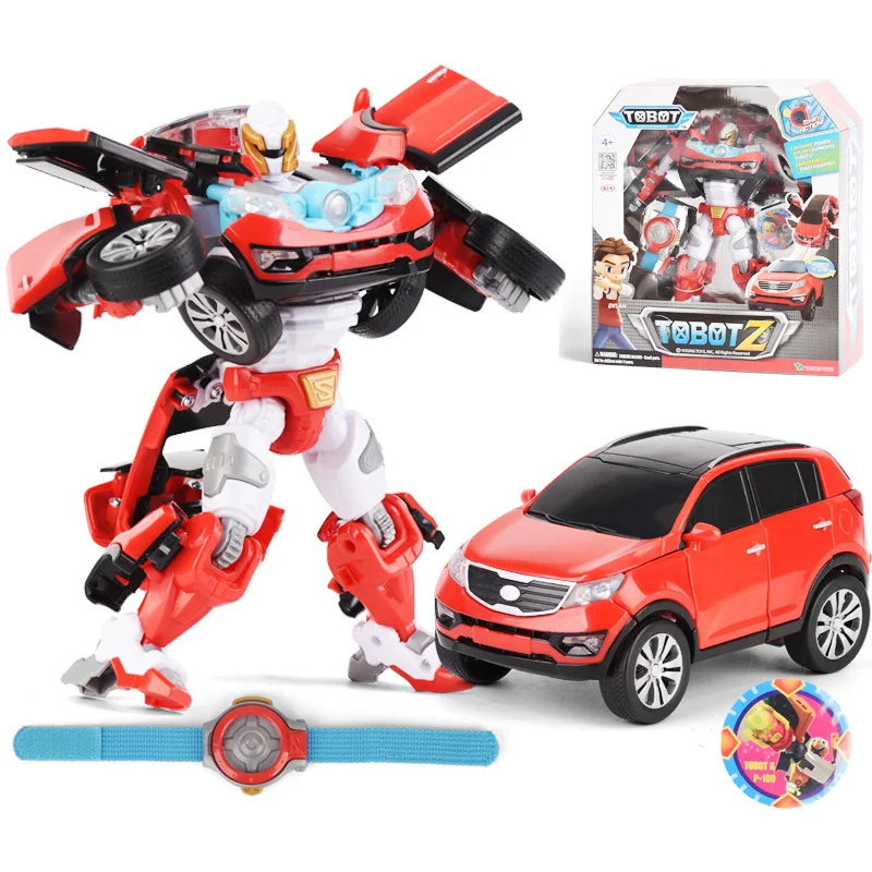 Big!!! ABS Tobot Transformation Robot Toys Korea Cartoon Brothers Anime Tobot Deformation Car Airplane Toys for Child Gift