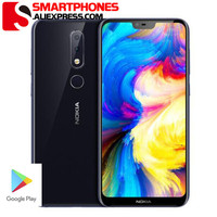 Nokia X6 Android Mobile Phone 5.8 inch 18:9 FHD+ Snapdragon 636 Octa Core 3060mAh 16.0MP+5.0MP Camera Fingerprint ID Smartphone