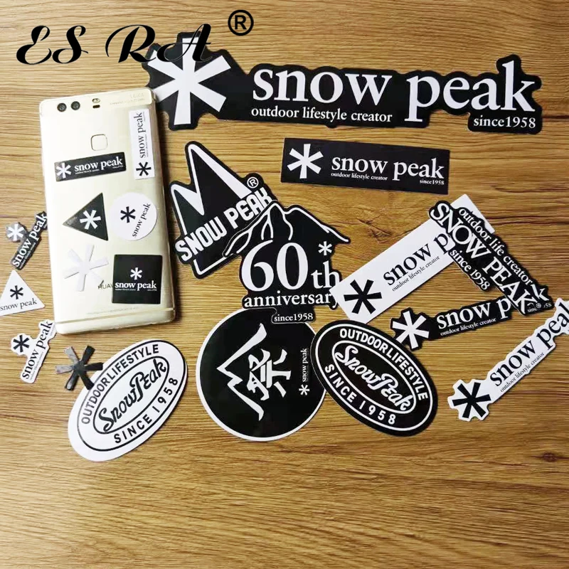 21 Pcs/Set Waterproof Stickers Outdoor Pegatinas Logo Camping Decals PVC For Laptop Car Guitar Skateboard Motor Decorate