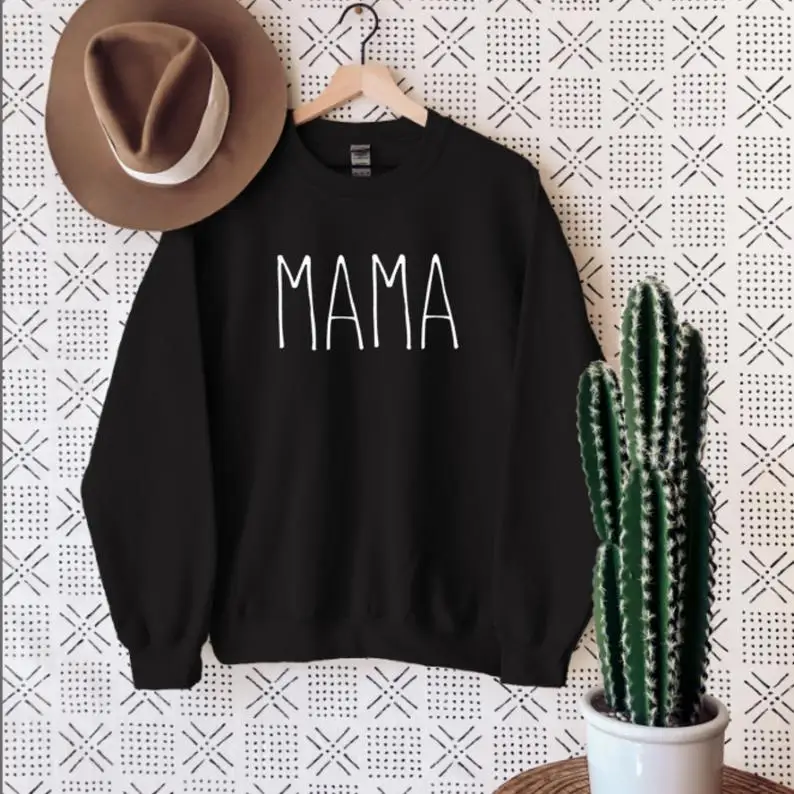 Sugarbaby New Arrival Mama Women's Sweatshirt  Gift for Her Mom to be Jumper Mommy Outfit Casual Women Outfit Drop Ship