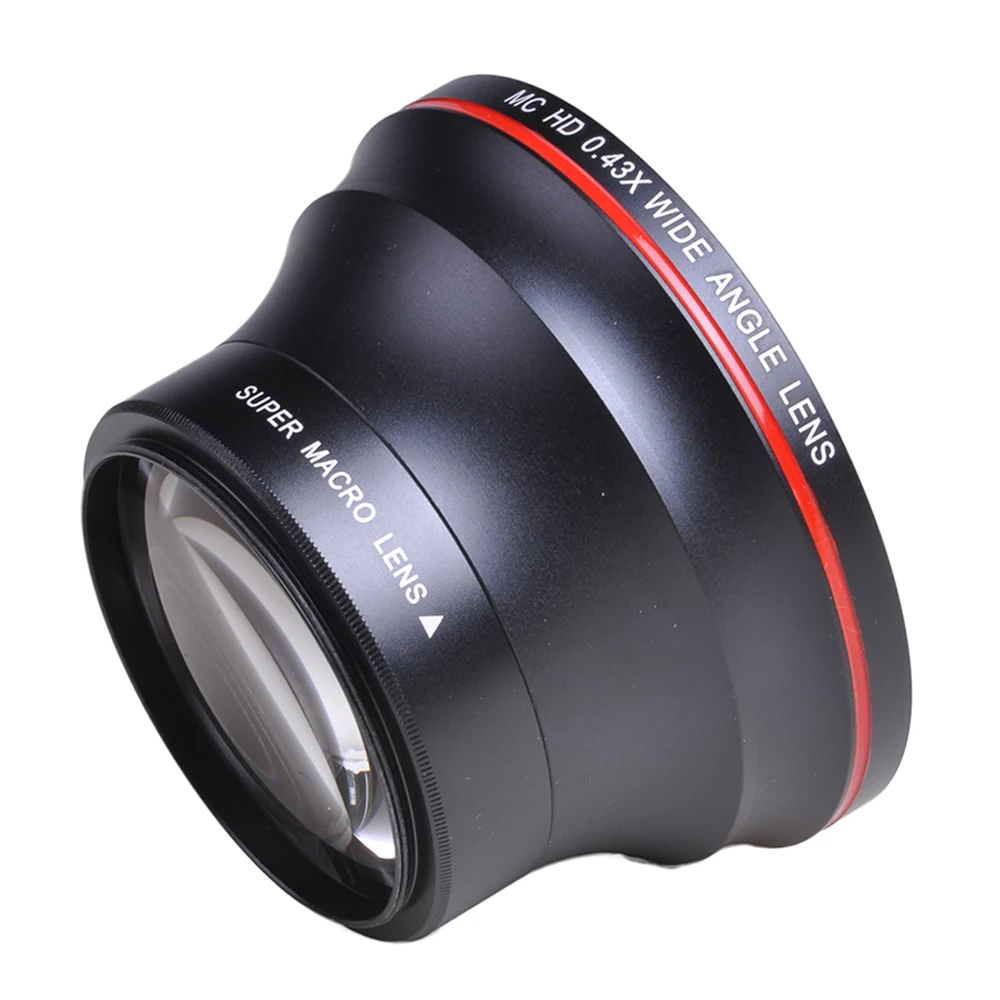 0.43x52MM Professional HD Wide Angle Lens (w/Macro Portion) for Nikon D7100 D7000 D5500 D5200 D5100 D3300 D3200 D3100 D3000