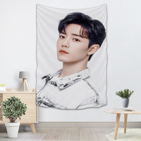 Xiao Zhan Wall Hanging Tapestry Sheets Home Decorative Tapestries Beach Towel Yoga Mat Blanket Table Cloth Wall Tapestry 0511