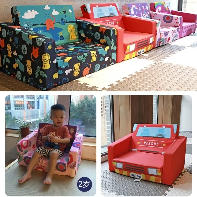 Kursi Sofa Anak-anak Busa Kursi Sudut Baca Sofa Kamar Tidur Anak Kreatif Kursi Kecil Lucu Pouf Enfant Furnitur Kamar Balita AA50SF