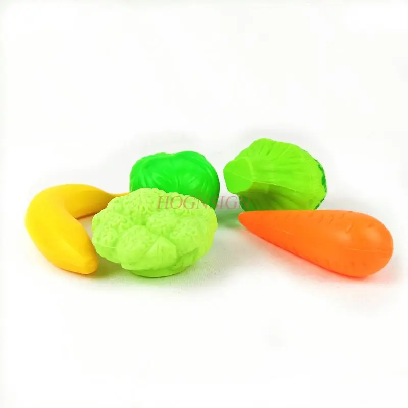 5pcs Simulation Food Kitchen Toy Broccoli Carrot Dutch Beans Vegetables Toys For Kids 2021