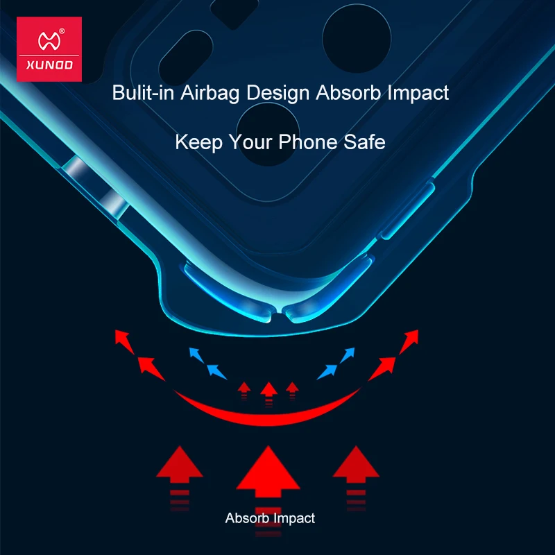 Für Huawei P40 Pro Fall, xundd Stoßfest Fall Glas Für Huawei P20 P30 P40 P50 Pro Pro + Fall Screen Protector Transparente Abdeckung