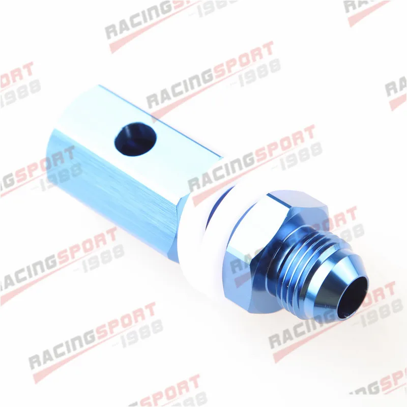 -10AN AN10 Fuel Cell Vent Safety Roll Over Shut Off Valve Fitting Aluminum Blue