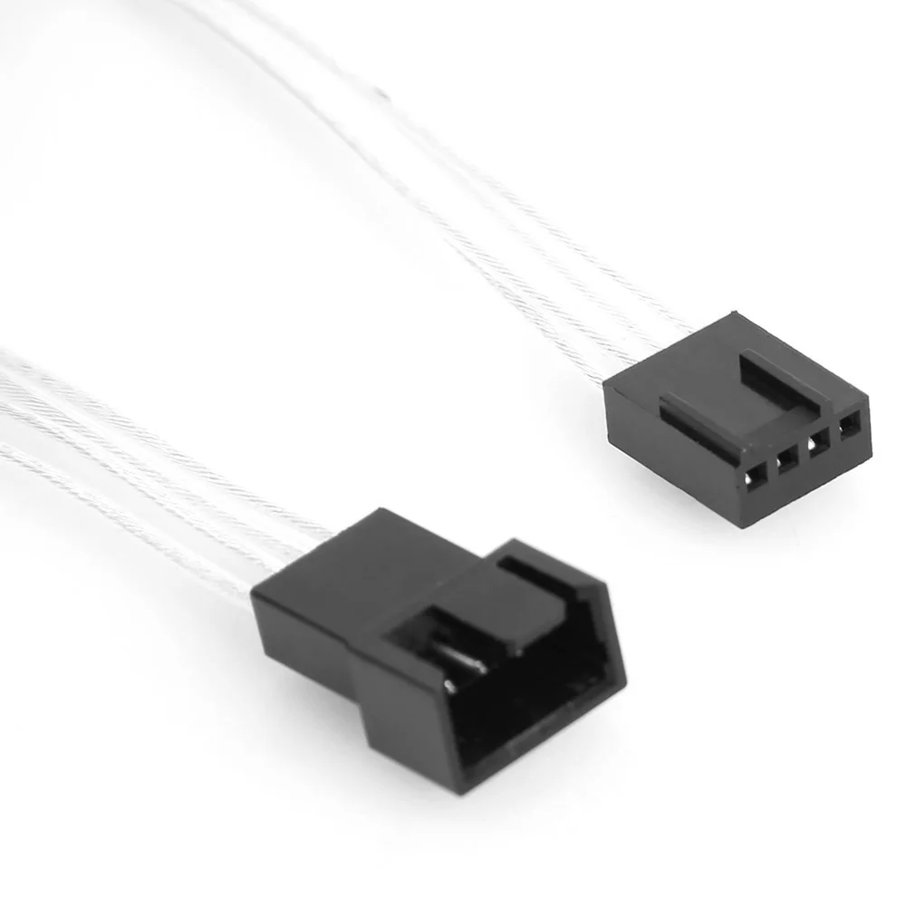 30 см 4Pin PWM Удлинительный кабель-1 шт. 1 2 3 Way компьютер Процессор охлаждения разветвитель вентилятора шнур адаптера для BTC Майнер биткоинов гор...