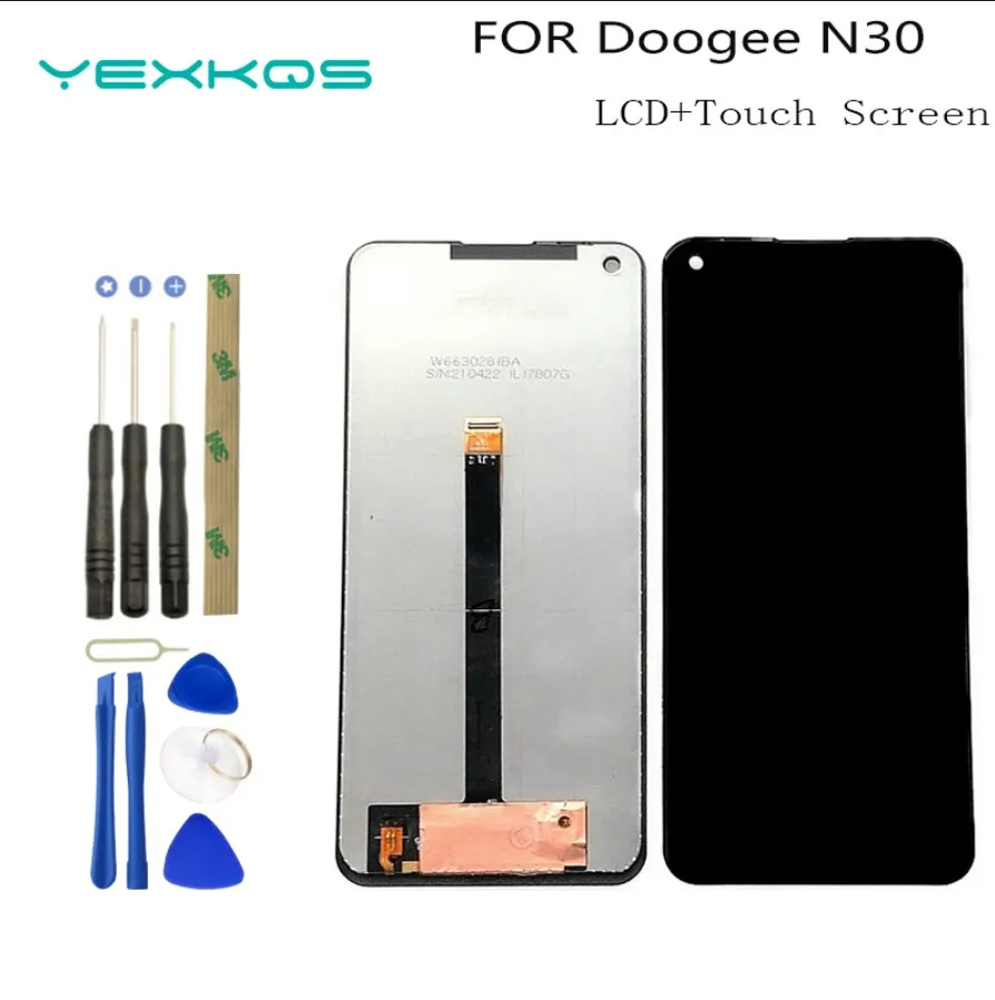 

6.55 inch New LCD Display For Doogee N30 Full LCD Display Touch Screen Digitizer Assembly Replacement