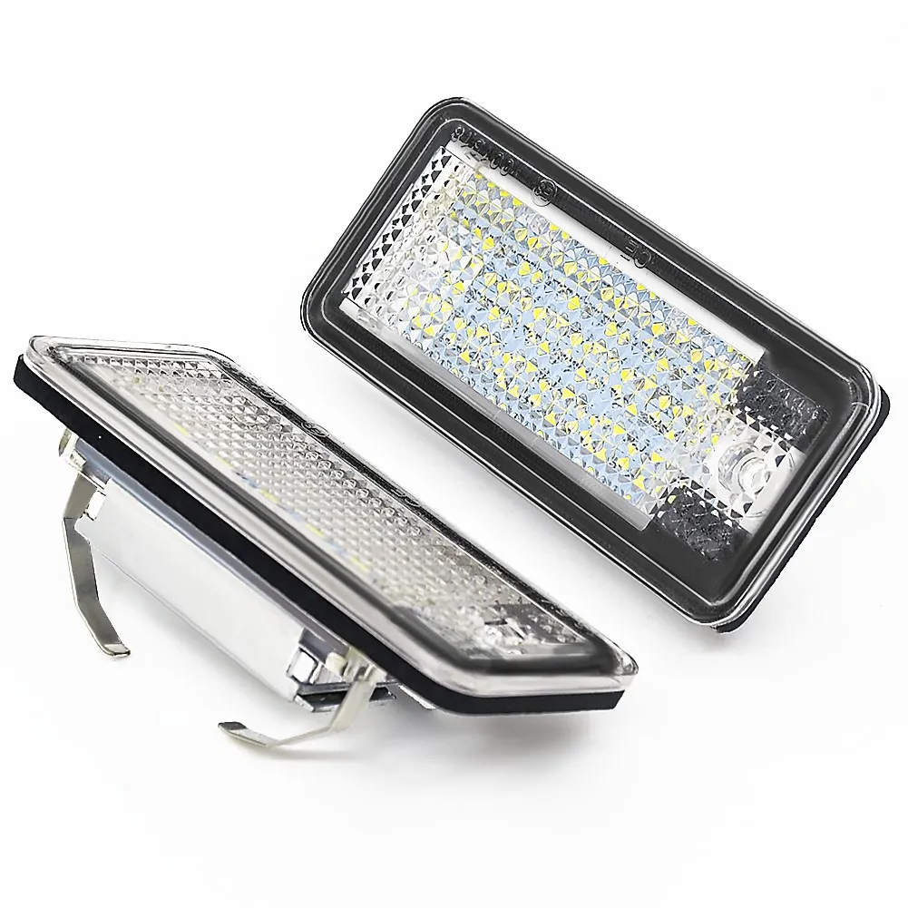 New 18 LED 6000K License Number Plate Light Lamp For Audi A3 S3 A4 S4 B6 B7 A6 S6 A8 Q7 NO Canbus Error