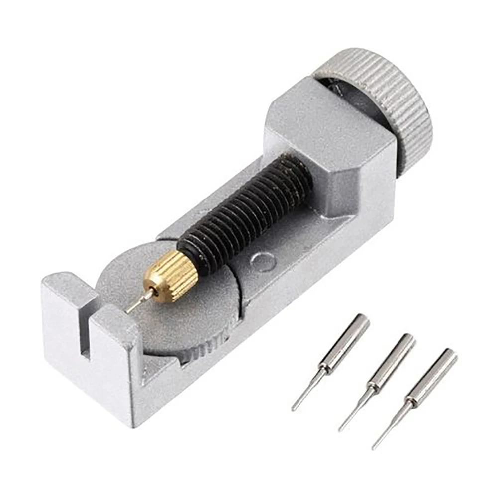 Portable Metal Watch Band Adjuster Bracelet Link Pin Remover Watch Band Repair Tool Kit with 3 Extra Pins Инструмент для ремонта