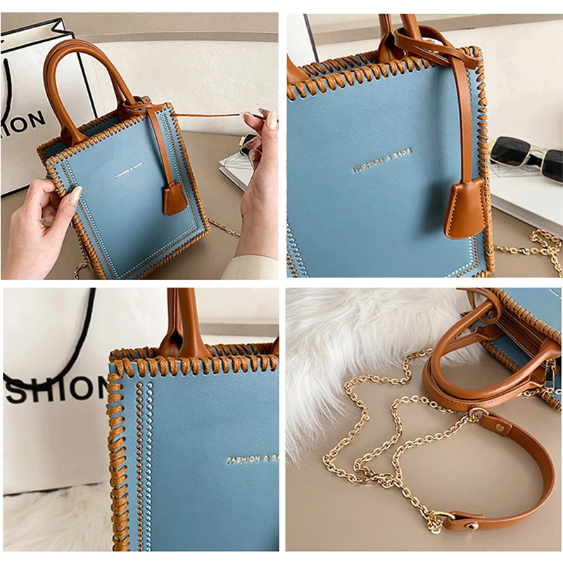 High Quality DIY Handmade Backpack Woven Bag Set Hand Stitching Handles Women Handbag Shoulder Strap Customize Bag Accessories