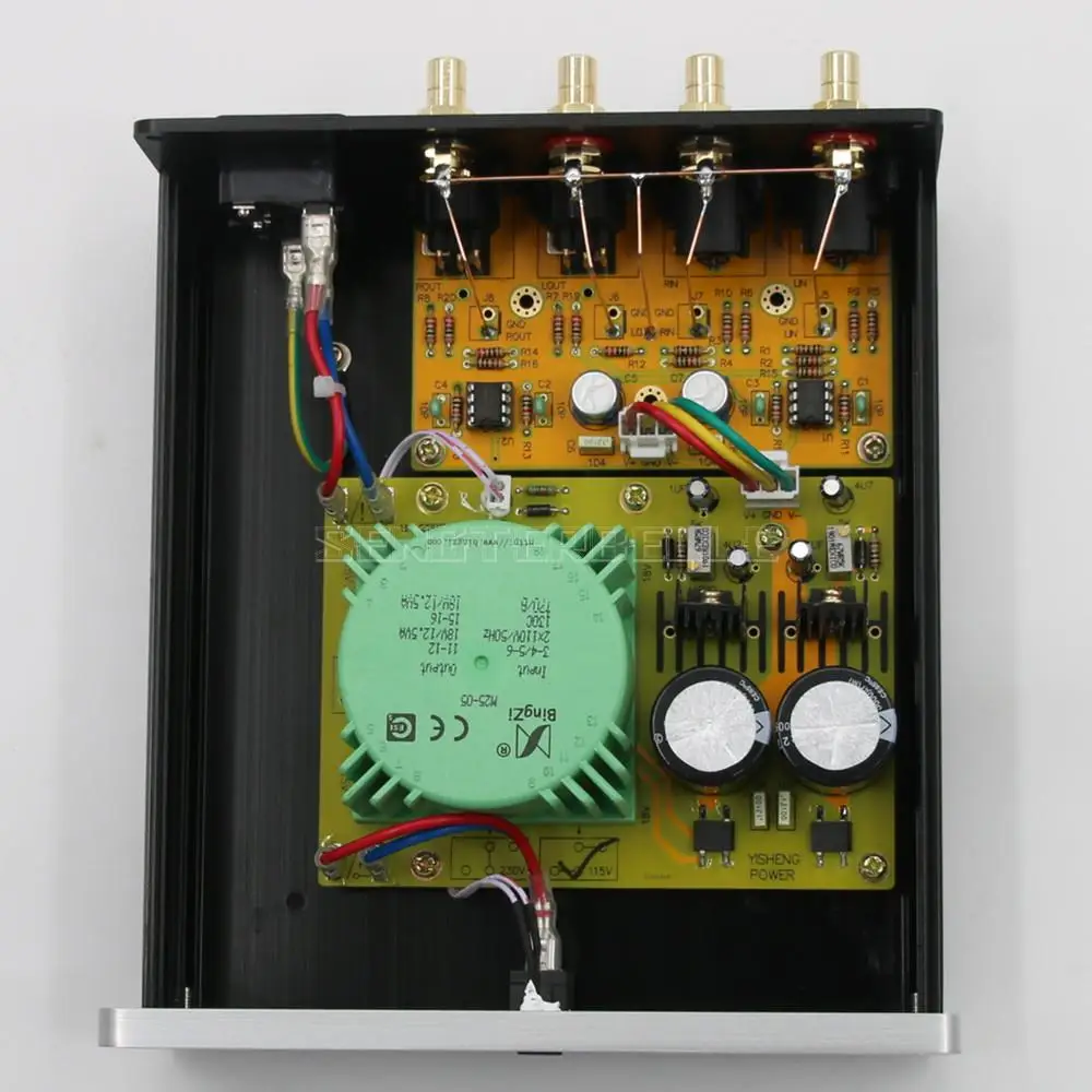 جهاز تحويل الصوت طراز XLR منتهي/RCA أحادي النهاية HiFi جهاز تحويل الصوت الفاصل وحدة كسب المخزن المؤقت