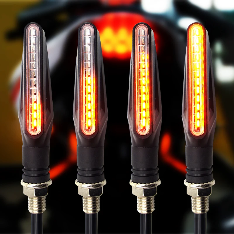 Motorcycle Turn Signal Lights Indicators LED Moto Flashing Lightings For HYOSUNG 125 GT250 GT250R GV250 GT650 GT AQUILA