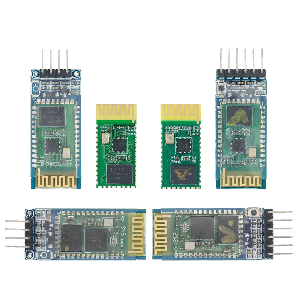 HC-05 HC-06 master-slave 6pin/4pin anti-reverse, integrated Bluetooth serial pass-through module, wireless serial for arduino