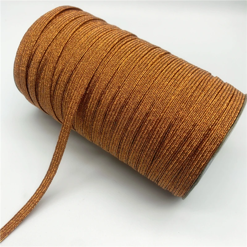 Metallic Color Elastic Ribbon for Sewing Accessories