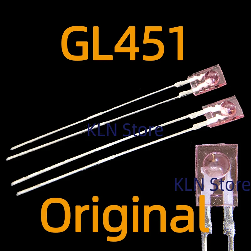 10pcs GL451 DIP-2 Bidirectional Emission Type Infrared Light Emitting Diode original