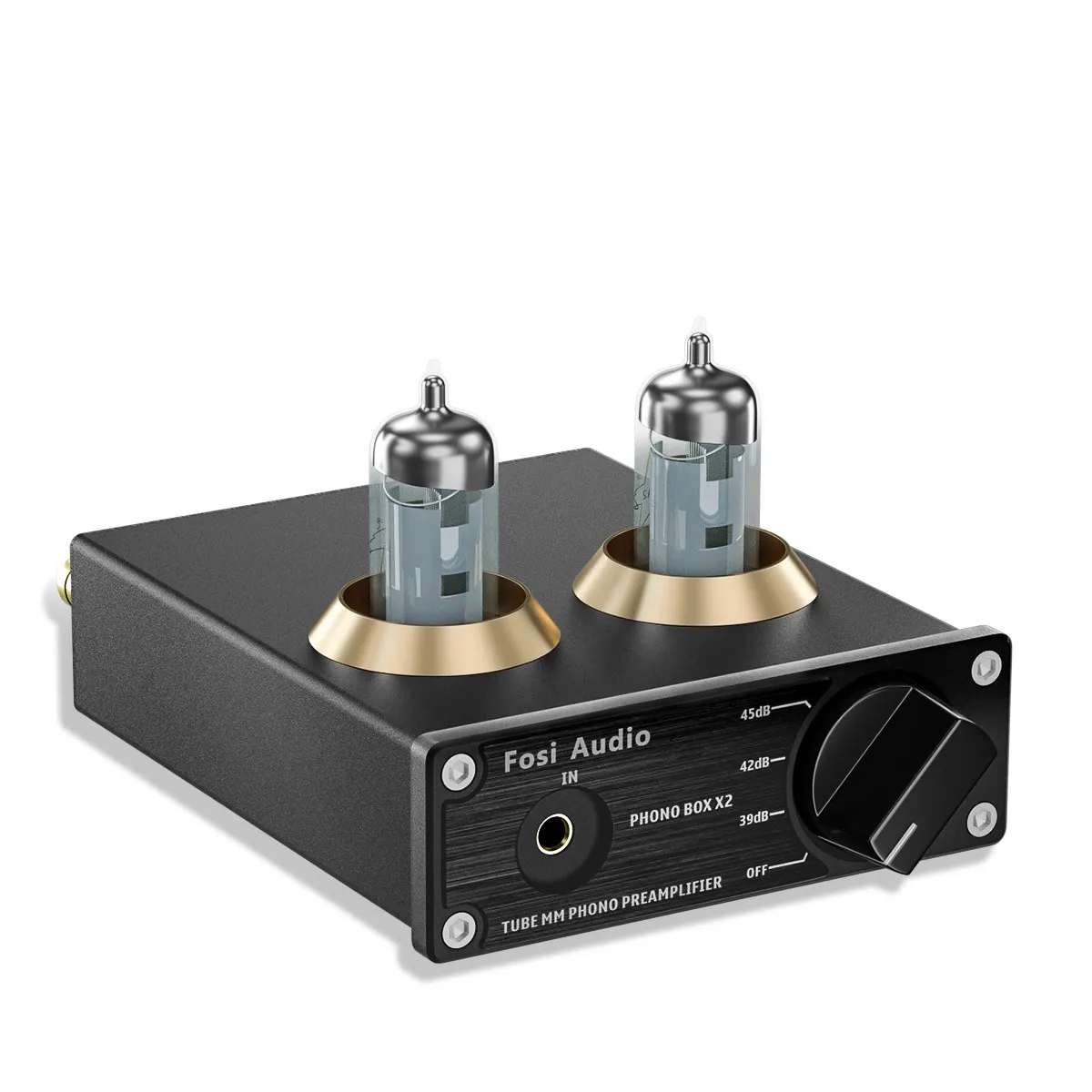 Fosi Audio Phonograph Preamplifier Phono Preamp for Turntable Mini Stereo Audio HiFi Vacuum Tube Amplifier with 5654